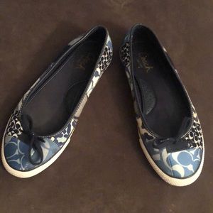 Gorgeous, authentic coach flats